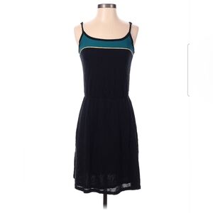 Threads 4 Thought Casual Dress, Black and Teal, Size XS